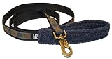 EK Ekcessories 10395C-D43-AM Designer Fleece Handle Big Wolf 6' Starburst Blue Dog Leash