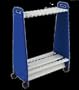 TACO Metals 24-Rod Wheeler-Dealer Wood Display Rack