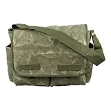 9137 Stonewashed OD Green Heavyweight Classic Messenger Bag