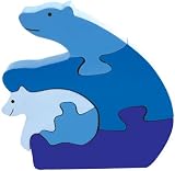 Polar Bear & Cub Puzzle - Non-toxic, Sustainable, Safe