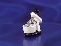 Miniature White and Black Kitchen Mixmaster