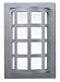 100 Outdoor Lighting Wall Fixture in Stainless Steel & White Glass