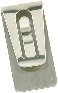 New Stylish SILVER Stainless Steel Slim Money Clip Wallet for Men, "Being extremely minimalist!"