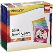 Memorex 100pk CD Multi-Color Slim Jewel Cases Memorex 100pk CD Multi-Color Slim Jewel Cases