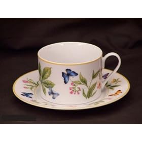 Gorham China Butterfly Menagerie Cups & Saucers