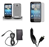 HTC Inspire 4G (AT&T) Premium Combo Pack - Clear Thermoplastic Polyurethane ....