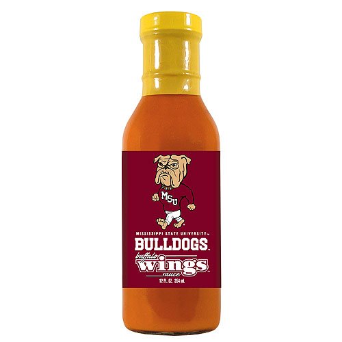 Mississippi State Bulldogs NCAA Buffalo Wings Sauce - 12oz by Hot Sauce Harry