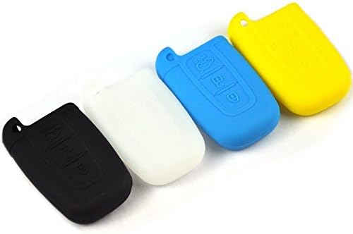 Arctic Black Silicon Keyless Entry Remote Smart Key Fob Skin Cover Protector
