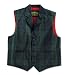 Black Watch Waxed-cotton Lapel Vest