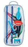 Maped Graphic 360 Compass and Geometry Kit, 8-Pieces, Assorted Colors (519118)