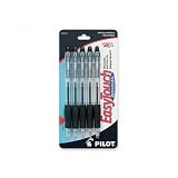 Ballpoint Pen,Retract./Refill.,Medium Point,5/PK,Black Ink, Sold as 1 pack