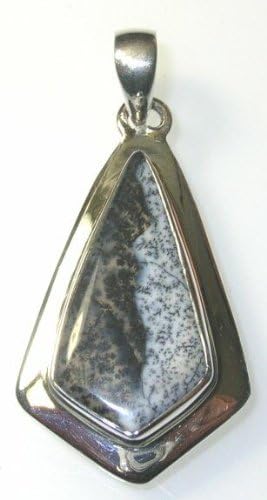 Dendrite Opal Sterling Silver Pendant