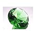 Tripact 100mm Emerald Crystal Diamond Jewel Paperweight 4 inch
