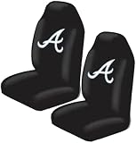 Bucket Seat Covers - MLB Baseball - Atlanta Braves - Pair