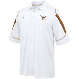 Nike Texas Longhorns White Stiff Arm 2008 Coaches Sideline Polo