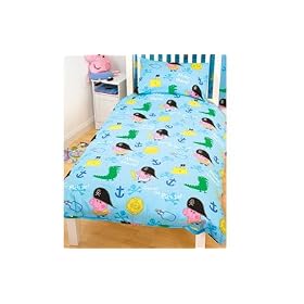 Peppa Pig George Pirate Duvet Cover Set, Multi, Single