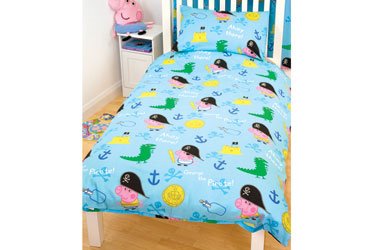 Peppa Pig George Pirate Duvet Cover Set, Multi, Single