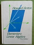 Elementary linear algebra