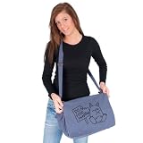 Do Not Feed Monster Black Messenger Bag