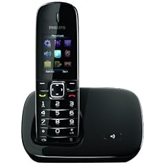 Philips CD6801B/AT Dect Telefon, Single, 3 Sound Profile, Farbdisplay, Display- u. Tastaturbeleuchtung, Freisprechfunktion, 22h Sprech- & 300 h StandBy-Zeit, ECO-Design