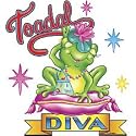 Toadal Diva~frog Adult T-Shirt