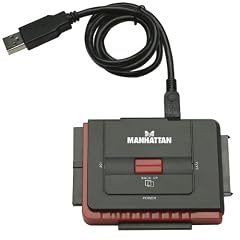 MANHATTAN USB 2.0 auf SATA/IDE Adapter 3-in-1 mit One-Touch-Backup
