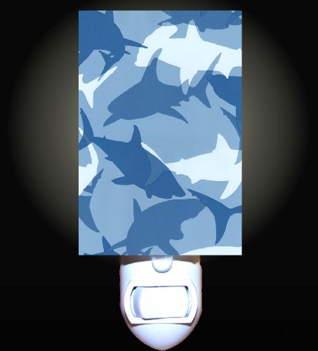 Shark Camo Decorative Night Light