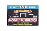 ARROW 506M1 MONEL STAPLES 3/8" (Pack of 5)