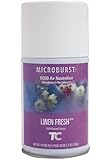 Rubbermaid Commercial FG4012441 Microburst 9000 Refill with Linen Fresh (Pack of 4)