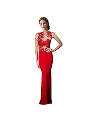 Tulle Sleeveless Sheath Lace Jeweled Evening Dress/Prom Dress/Wedding Party Dress 