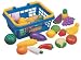 Fruit and Vegetable Basket: Pretend Play Toy Foods for Children's Kitchen