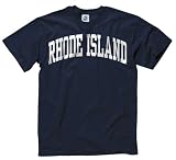 Rhode Island Rams Navy Arch T-Shirt