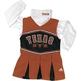Toddler Texas Longhorns 2piece Cheerleader Poly Jumper with Turtleneck
