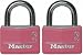 Master Lock Breast Cancer Research Foundation Padlock, Pink 2-Pack,  #146T