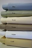 450 Thread count 100 % Egyptian cotton Duvet cover set Solid Twin (Gold)