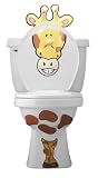 Toilet Buddy Giraffe Decoration and Potty Training Aid