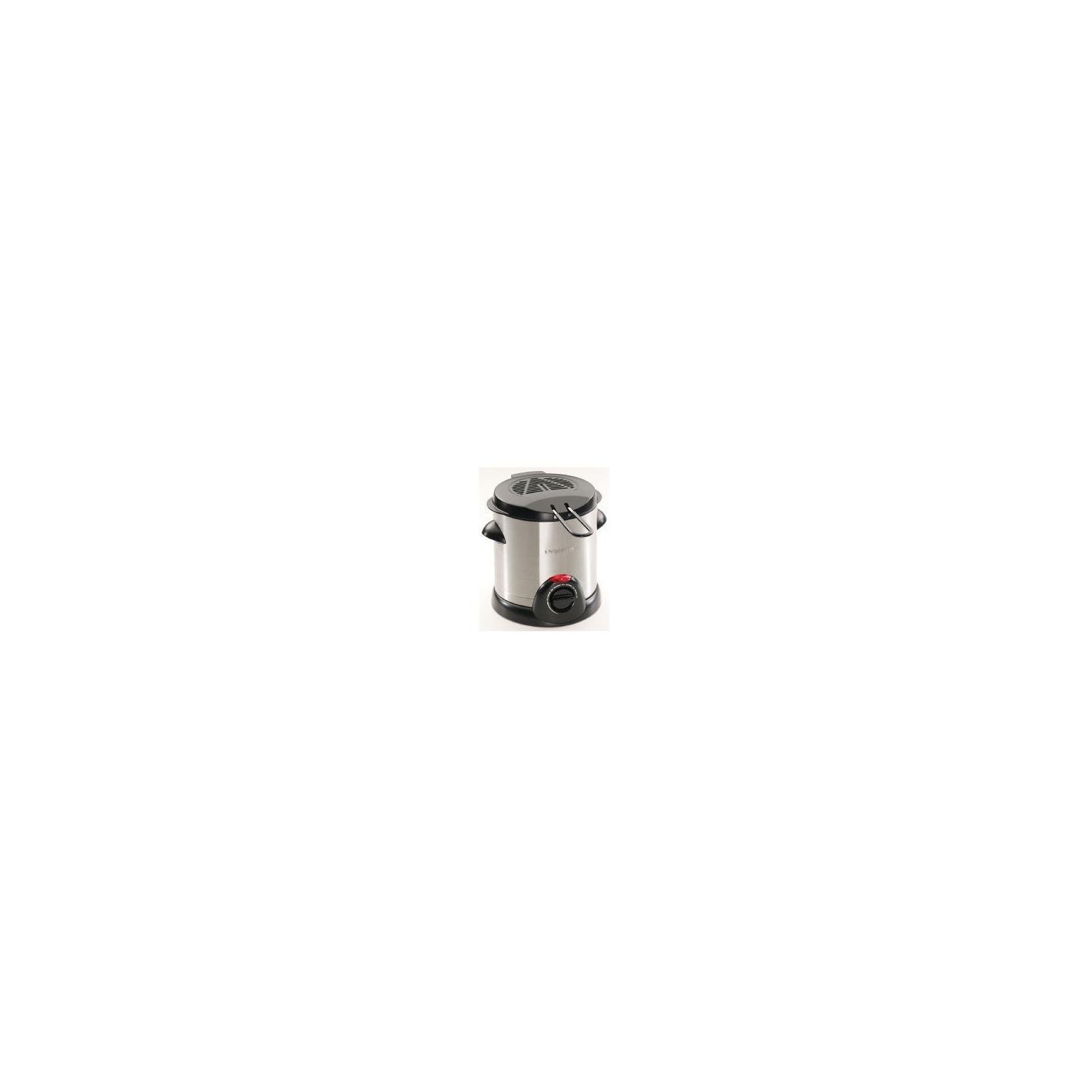 Presto Stainless Steel 1-Liter Deep Fryer W/Basket Adjustable Thermostat With Indicator Light
