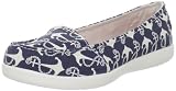 crocs Women's Melbourne II Dockside Flat,Nautical Navy/Oyster,8 M US