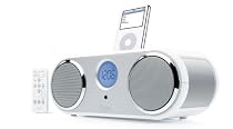 iLuv i166 Audio System with Dual Alarm, LCD, and Dock for iPod (White)
