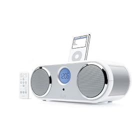 iLuv i166 Audio System with Dual Alarm, LCD, and Dock for iPod (White)