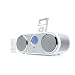 iLuv i166 Audio System with Dual Alarm, LCD, and Dock for iPod (White)