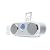 iLuv i166 Audio System with Dual Alarm, LCD, and Dock for iPod (White)