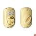 Schlage BE365VPLY505 Plymouth Keypad Deadbolt, Bright Brass