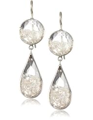 Moritz Glik "Kaleidoscope" 18K White Gold and Floating Small Diamond Earrings