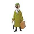 PROFESSOR CALCULUS WITH HIS SUITCASE FIGURINE FROM THE ADVENTURES OF TINTIN