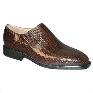 Giorgio Brutini 155212 Plain Toe Slip-on Side Gore in Brown by Giorgio Brutini