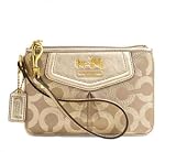 Coach 44620 Op Art Madison Lurex Wristlet Gold Reviews