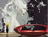 Photo Wall Mural no.70 MILK & COFFEE 400x280cm Nude, erotic, sensuality, love, black and white, male, female, black, white, milk, coffee, low-priced