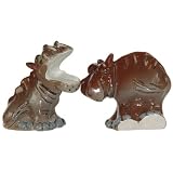 Westland Giftware Ark Safari  Hippos Salt and Pepper Shaker Set, 3-Inch