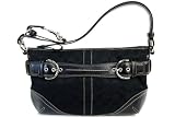 COACH コーチ シグネチャー ソフトダッフル ショルダーバッグ 7077 SV/BK 【NB】の画像
